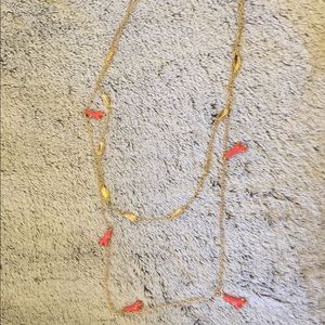 lilly pulitzer double layer necklace